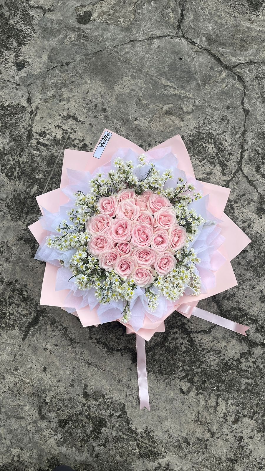 Pink Korean Round Bouqeut