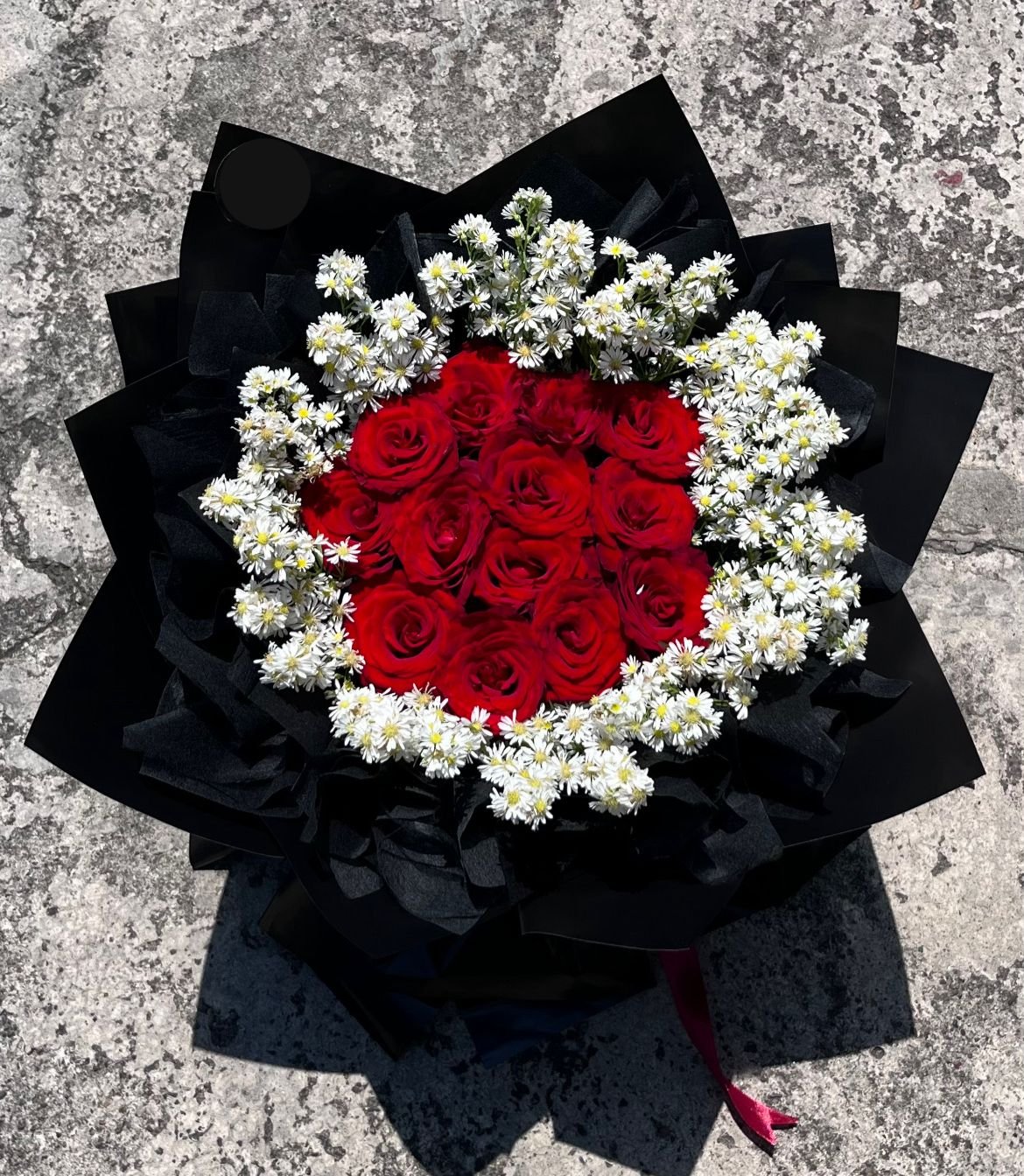 Black Velvet Rose Bouquet