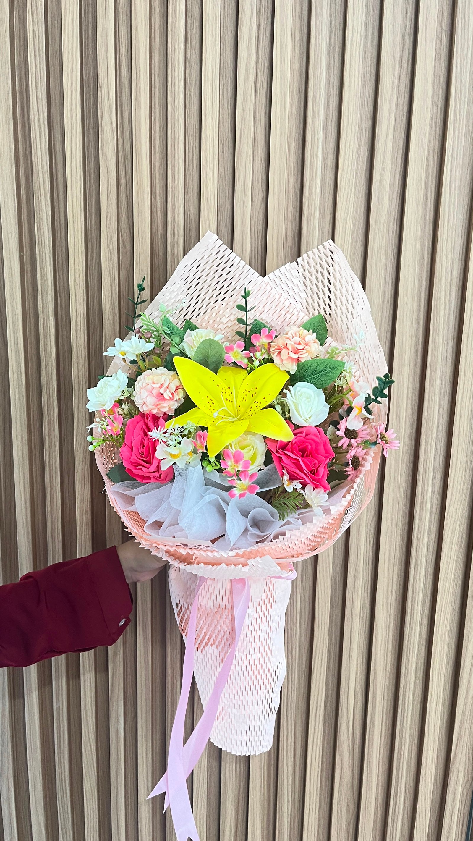 Moonlit Pink Bouquet
